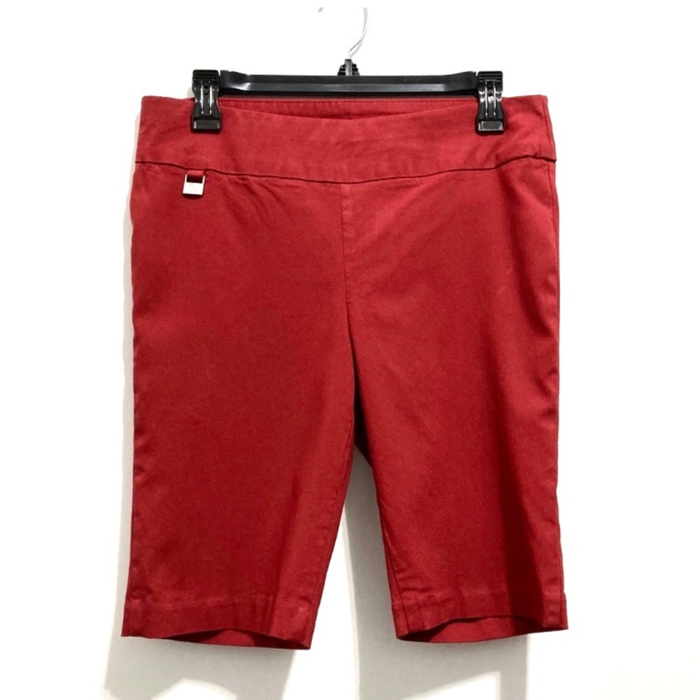 Rafaella Comfort Women’s Capri Summer Pants Red